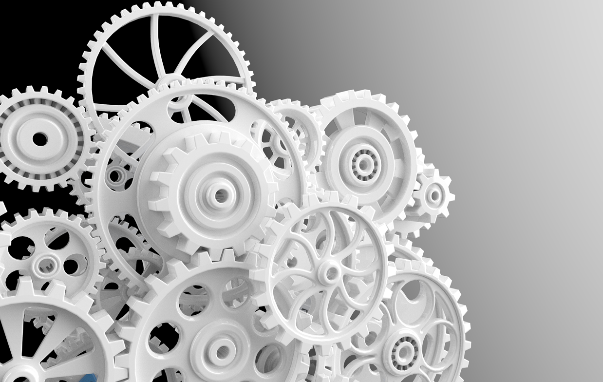 機能性を象徴する歯車の写真