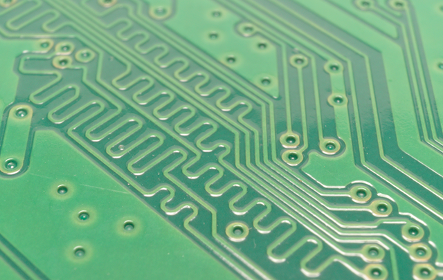 電子回路の基盤の画像