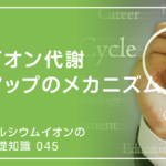 「カルシウムイオンの基礎知識」の第45話タイトル「イオン代謝アップのメカニズム」のアイキャッチ画像