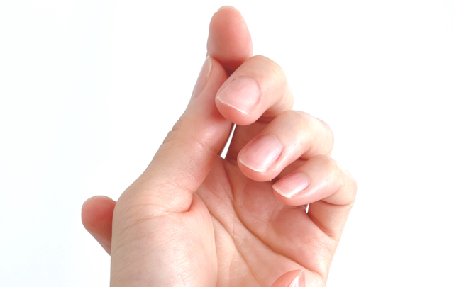 きれいな女性の手指の画像